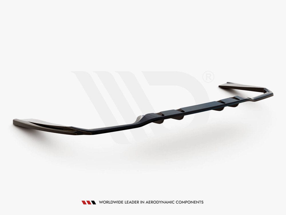 Maxton Design Central Rear Splitter (Vertical Bars) Mercedes AMG C 43 Sedan W205 Facelift Maxton Design SR