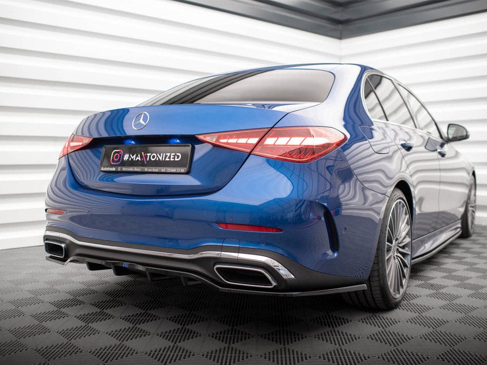 Maxton Design Central Rear Splitter (Vertical Bars) Mercedes C AMG-Line W206 Maxton Design SR