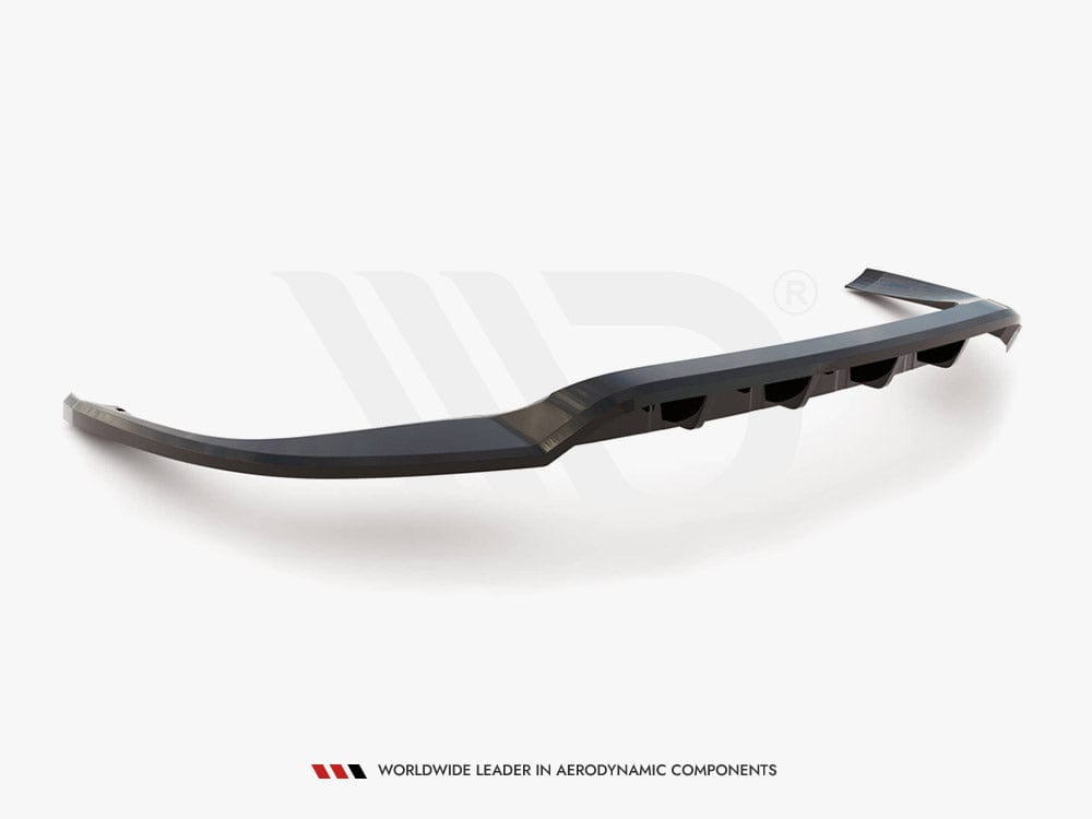Maxton Design Central Rear Splitter (Vertical Bars) Porsche Panamera E-Hybrid 971 Facelift Maxton Design SR