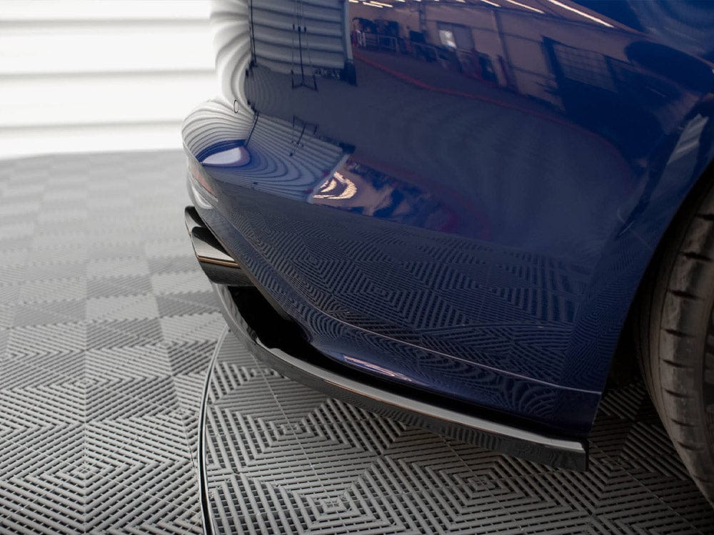 Maxton Design Central Rear Splitter (Vertical Bars) Porsche Panamera E-Hybrid 971 Facelift Maxton Design SR