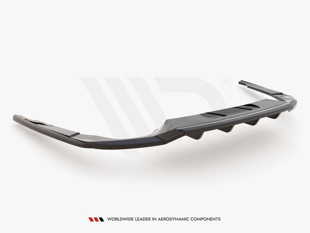 Maxton Design Central Rear Splitter (Vertical Bars) Skoda Octavia Sportline Mk4 Maxton Design SR