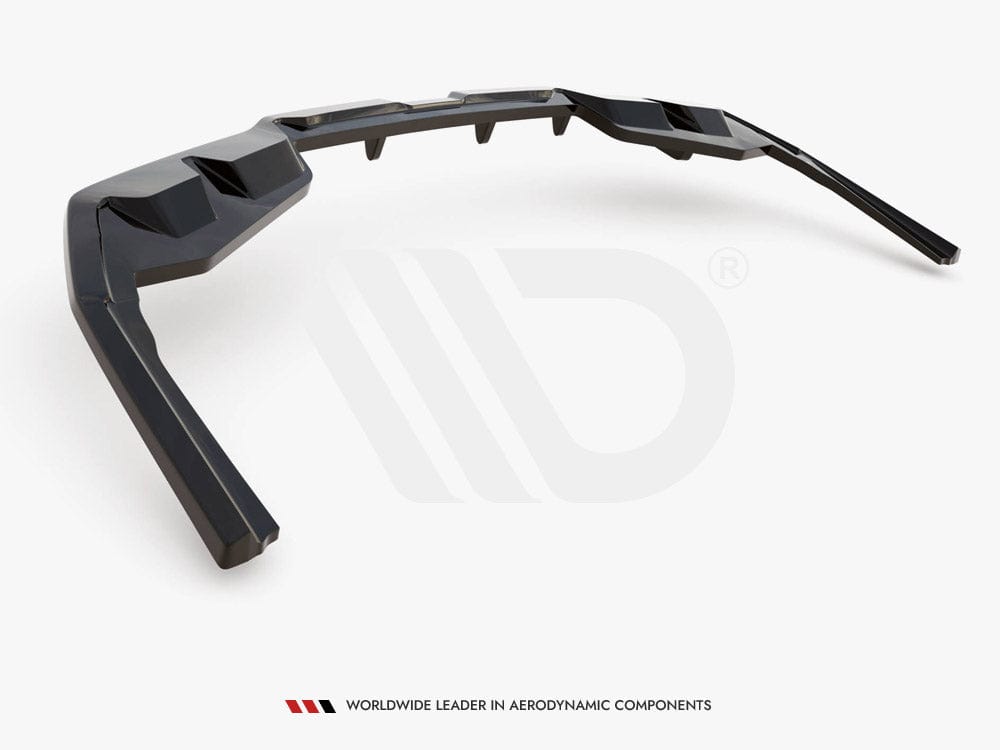 Maxton Design Central Rear Splitter (Vertical Bars) V.1 BMW i4 M-Pack G26 Maxton Design SR