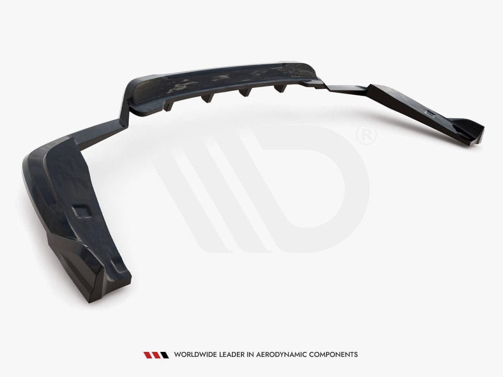 Maxton Design Central Rear Splitter (Vertical Bars) V.2 BMW X4 M-Pack G02 Maxton Design SR
