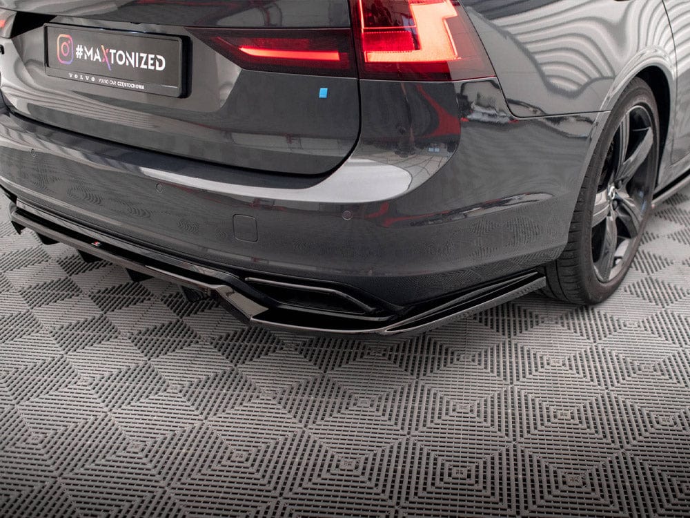 Maxton Design Central Rear Splitter (Vertical Bars) Volvo V90 R-Design Mk2 Maxton Design SR