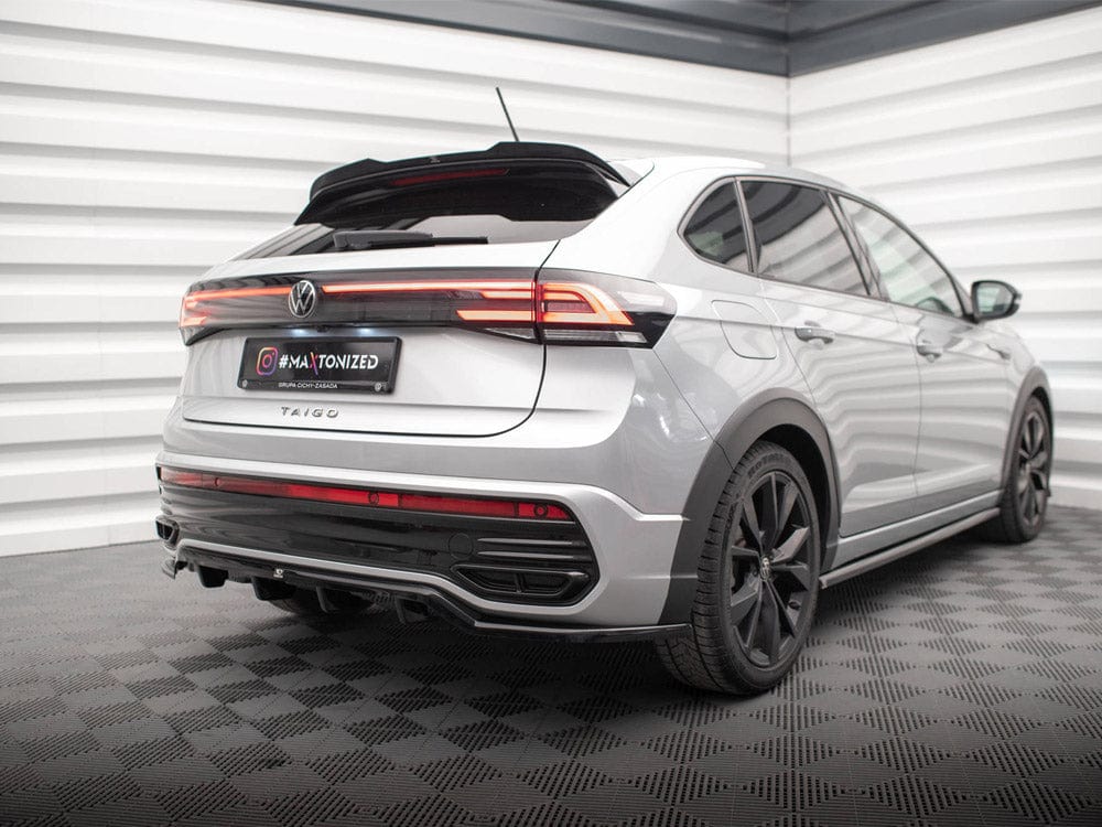 Maxton Design Central Rear Splitter (Vertical Bars) VW Taigo R-Line Mk1 Maxton Design SR