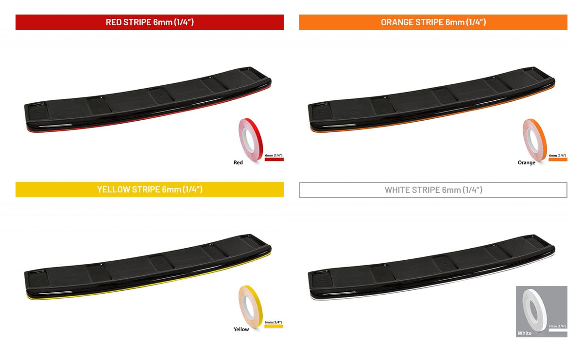 Maxton Design Central Rear Splitter VW Golf MK7 R Estate (Without A Vertical BAR) 2013-2016 Maxton Design SR