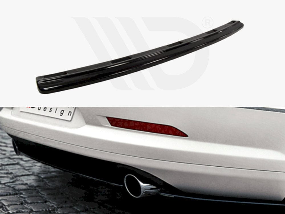 Maxton Design Central Rear Splitter VW Passat CC R36 Rline (Preface) (Without Vertical Bars) Maxton Design SR