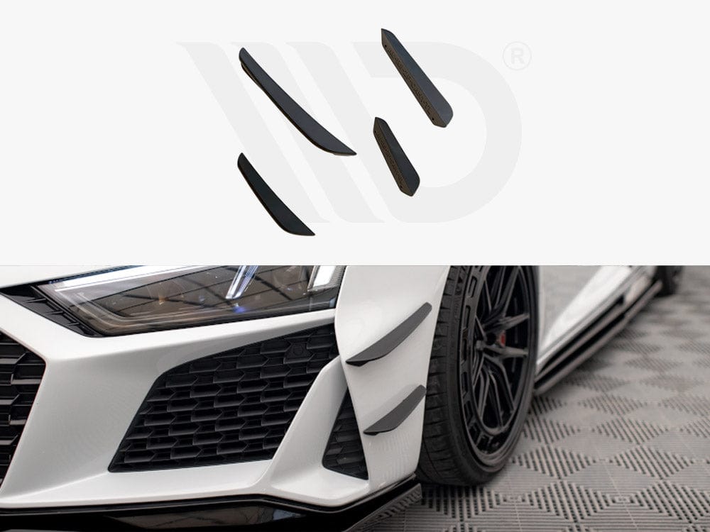 Maxton Design Front Bumper Wings (Canards) Audi R8 Mk2 Facelift Maxton Design SR