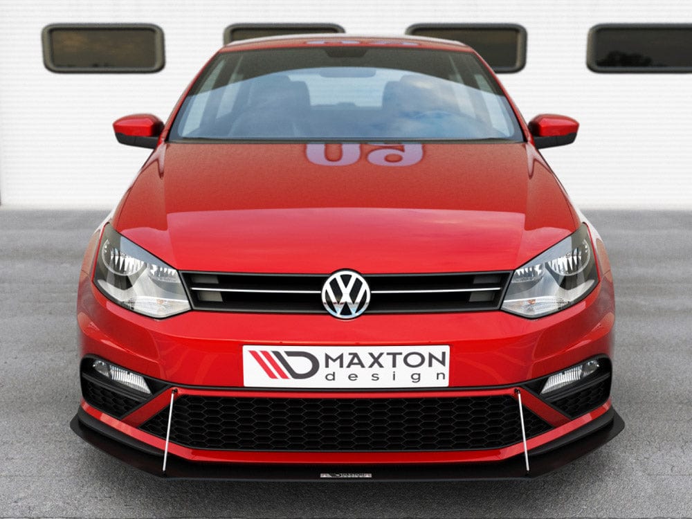 Maxton Design Front Racing Splitter VW Polo MK5 GTI Facelift 2015-2017 Maxton Design SR