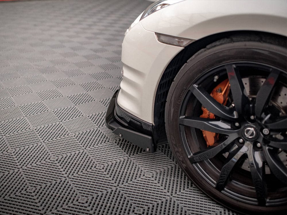 Maxton Design Front Splitter + Flaps Nissan GTR R35 Facelift Maxton Design SR