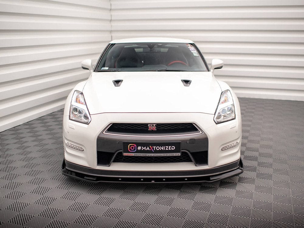 Maxton Design Front Splitter + Flaps Nissan GTR R35 Facelift Maxton Design SR