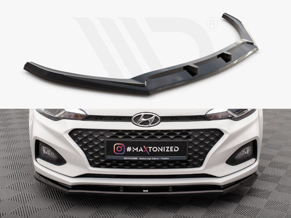 Maxton Design Front Splitter Front Splitter V.1 Hyundai I20 Mk2 Facelift Maxton Design SR