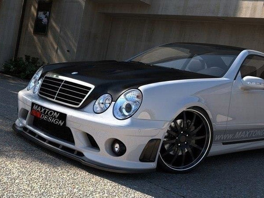 Maxton Design Front Splitter Mercedes CLK W208 (For ME-CLK-208-AMG204-F1 Bumper) Maxton Design SR