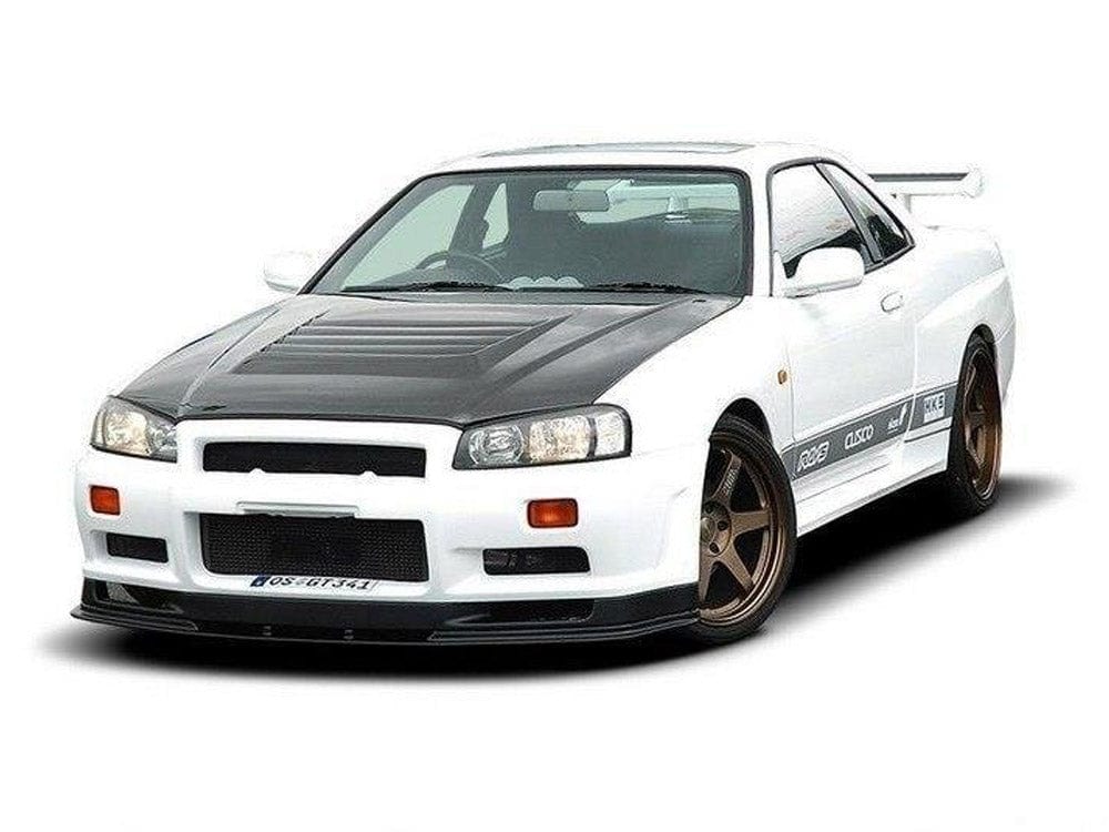 Maxton Design Front Splitter  Nissan Skyline R34 GTR (For 2299 Bumper) GTR Look 1998-2002 Maxton Design SR