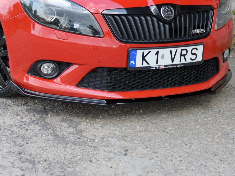 Maxton Design Front Splitter Skoda Fabia II (For RS) Maxton Design SR