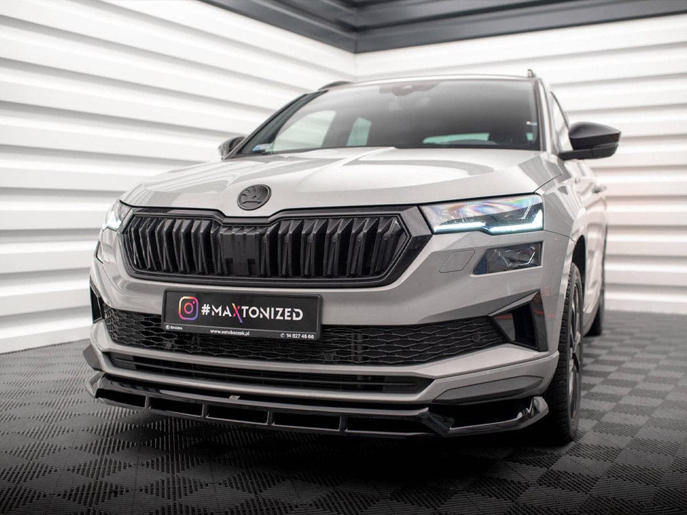 Maxton Design Front Splitter Skoda Karoq Sportline Mk1 Facelift Maxton Design SR