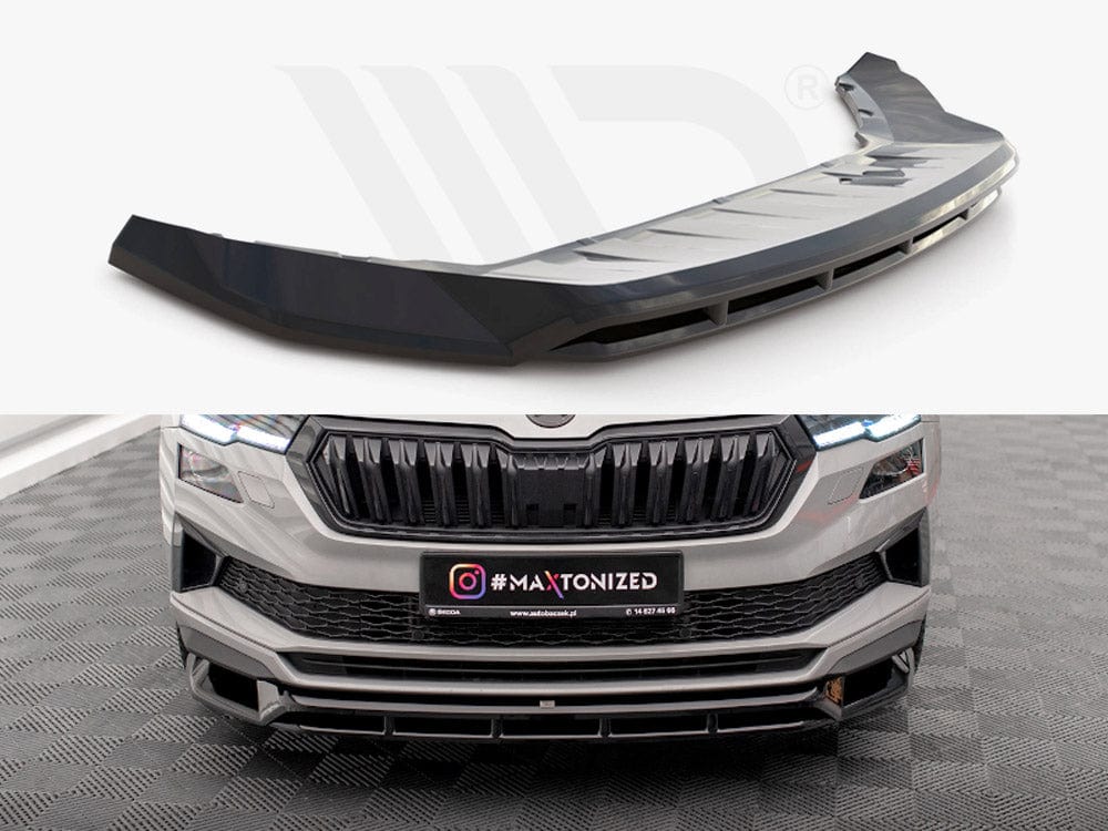 Maxton Design Front Splitter Skoda Karoq Sportline Mk1 Facelift Maxton Design SR