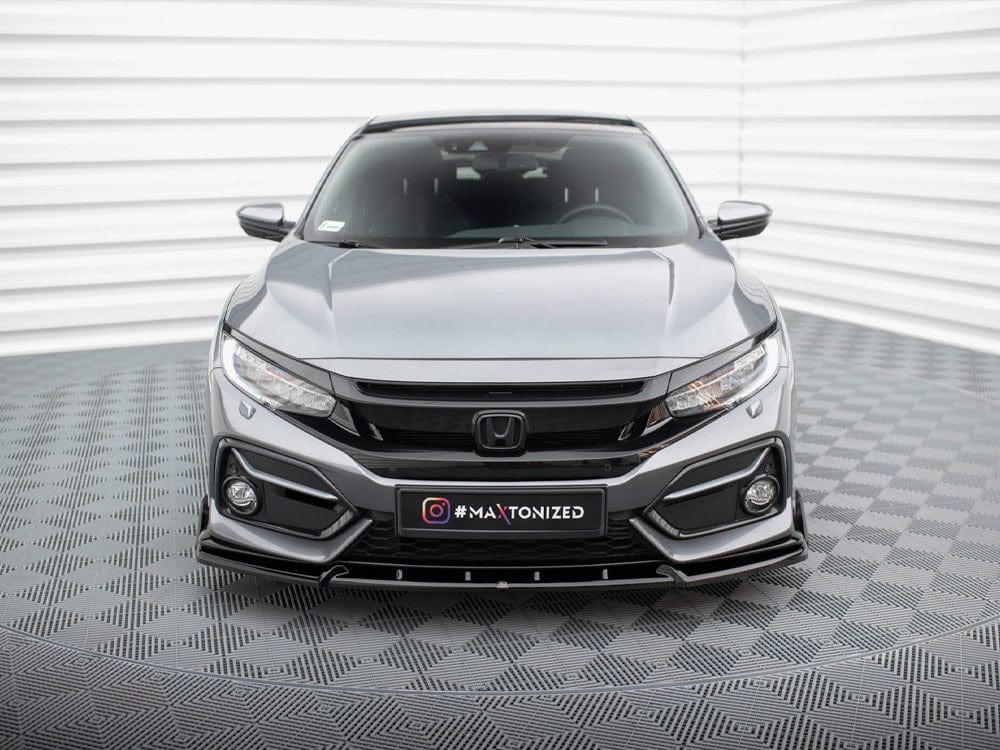 Maxton Design Front Splitter V.1 + Flaps Honda Civic Sport Mk 10 Maxton Design SR