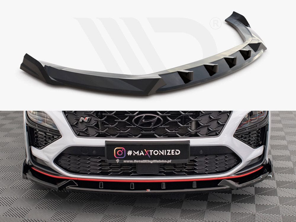 Maxton Design Front Splitter V.1 Hyundai Kona N Mk1 Maxton Design SR