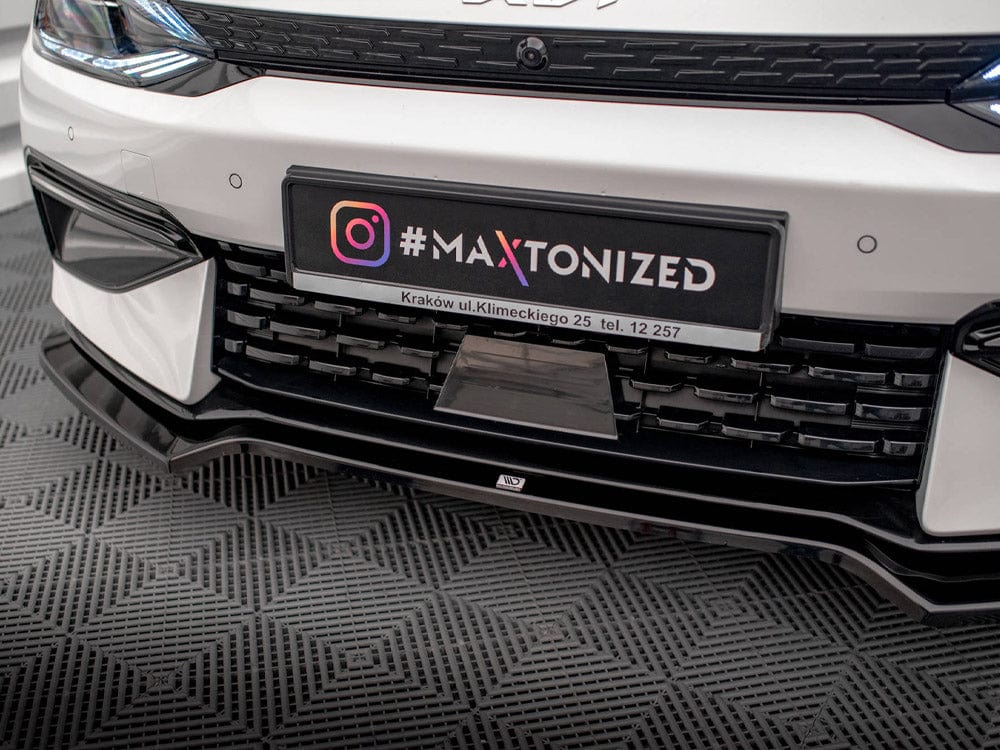 Maxton Design Front Splitter V.1 Kia EV6 GT-Line Mk1 Maxton Design SR