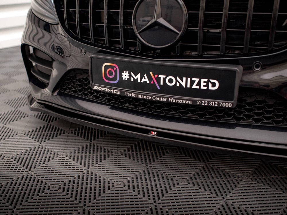 Maxton Design Front Splitter V.1 Mercedes-Benz C AMG Line Sedan / Coupe W205 / C205 Facelift Maxton Design SR
