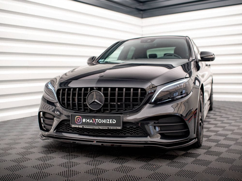 Maxton Design Front Splitter V.1 Mercedes-Benz C AMG Line Sedan / Coupe W205 / C205 Facelift Maxton Design SR