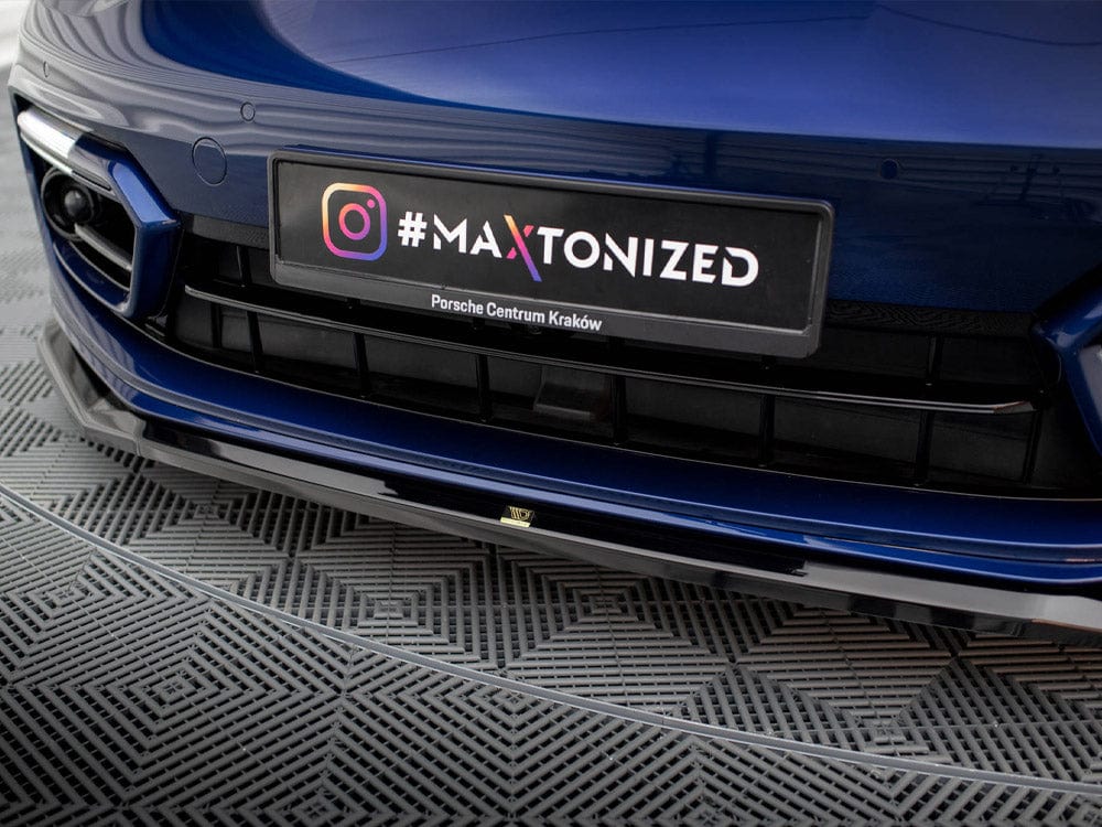 Maxton Design Front Splitter V.1 Porsche Panamera E-Hybrid 971 Facelift Maxton Design SR