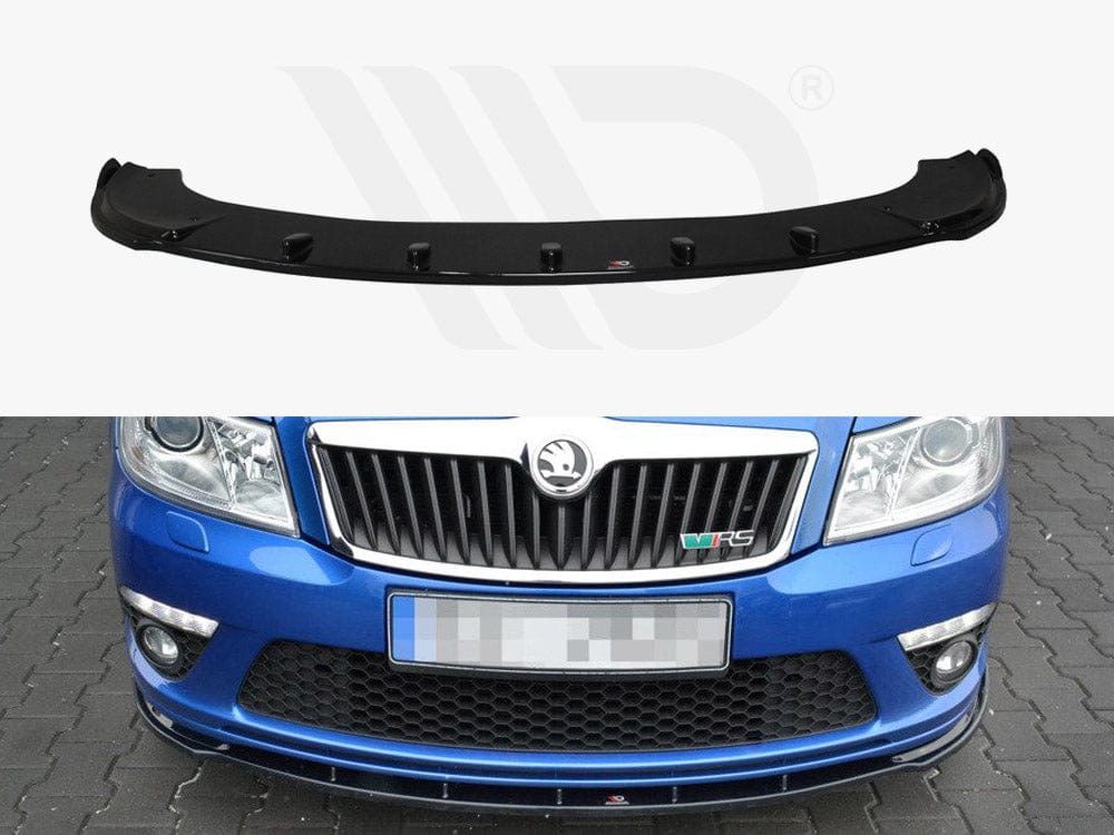 Maxton Design Front Splitter V.1 Skoda Octavia MK2 VRS Facelift 2008-2013 Maxton Design SR