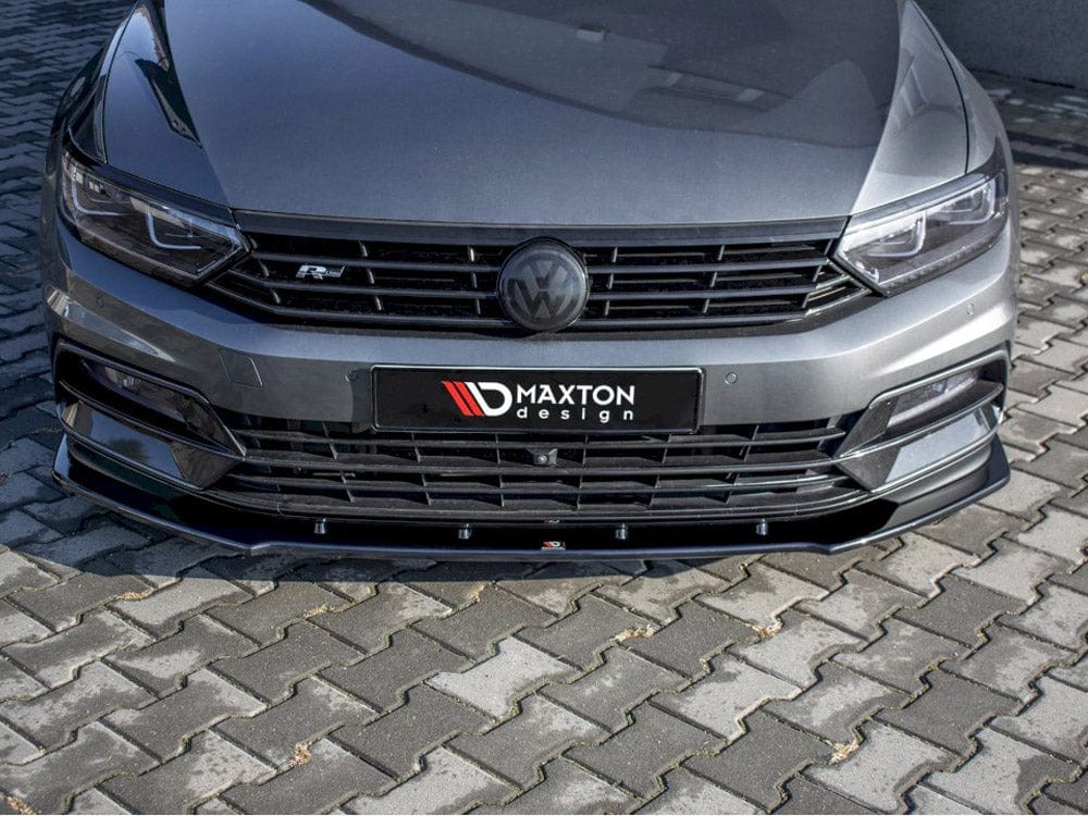 Maxton Design Front Splitter V.1 Volkswagen Passat R-line B8 2015-19 Maxton Design SR