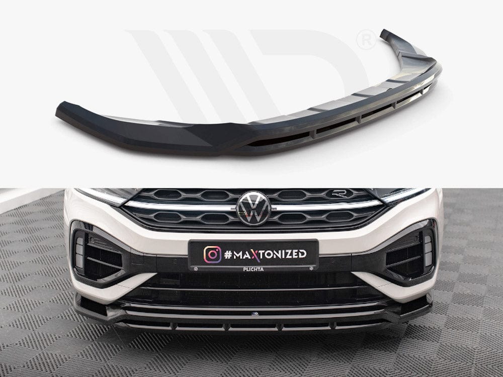 Maxton Design Front Splitter V.1 Volkswagen T-Roc R Mk1 Facelift Maxton Design SR