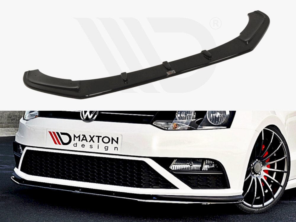 Maxton Design Front Splitter V.1 VW Polo MK5 GTI (Facelift) 2015-2017 Maxton Design SR