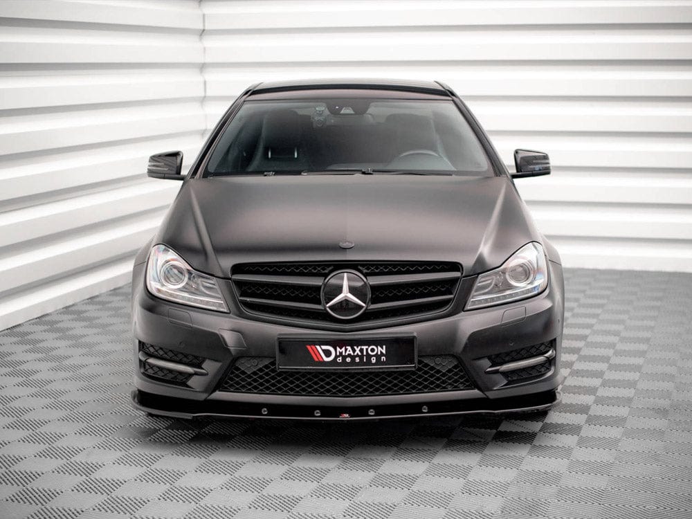Maxton Design Front Splitter V.2 Mercedes C Coupe AMG-Line C204 Maxton Design SR