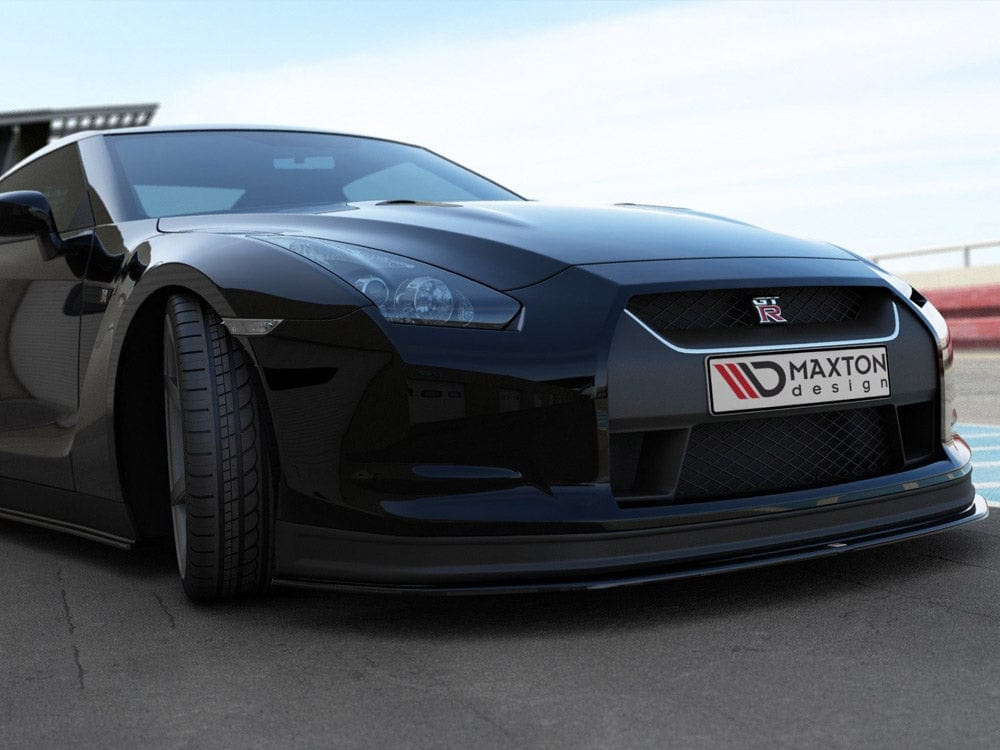 Front Splitter Nissan Gt R R35 Front Splitter V.2 Nissan GT-R Pre-facelift Coupe (R35-SERIES) 2007-20