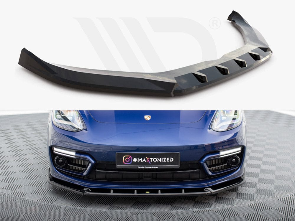 Maxton Design Front Splitter V.2 Porsche Panamera E-Hybrid 971 Facelift Maxton Design SR