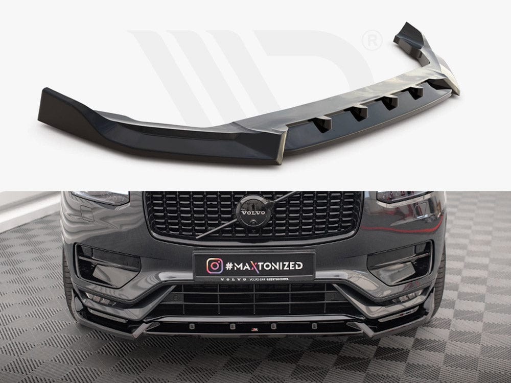 Maxton Design Front Splitter V.2 Volvo XC90 R-Design Mk2 Facelift Maxton Design SR