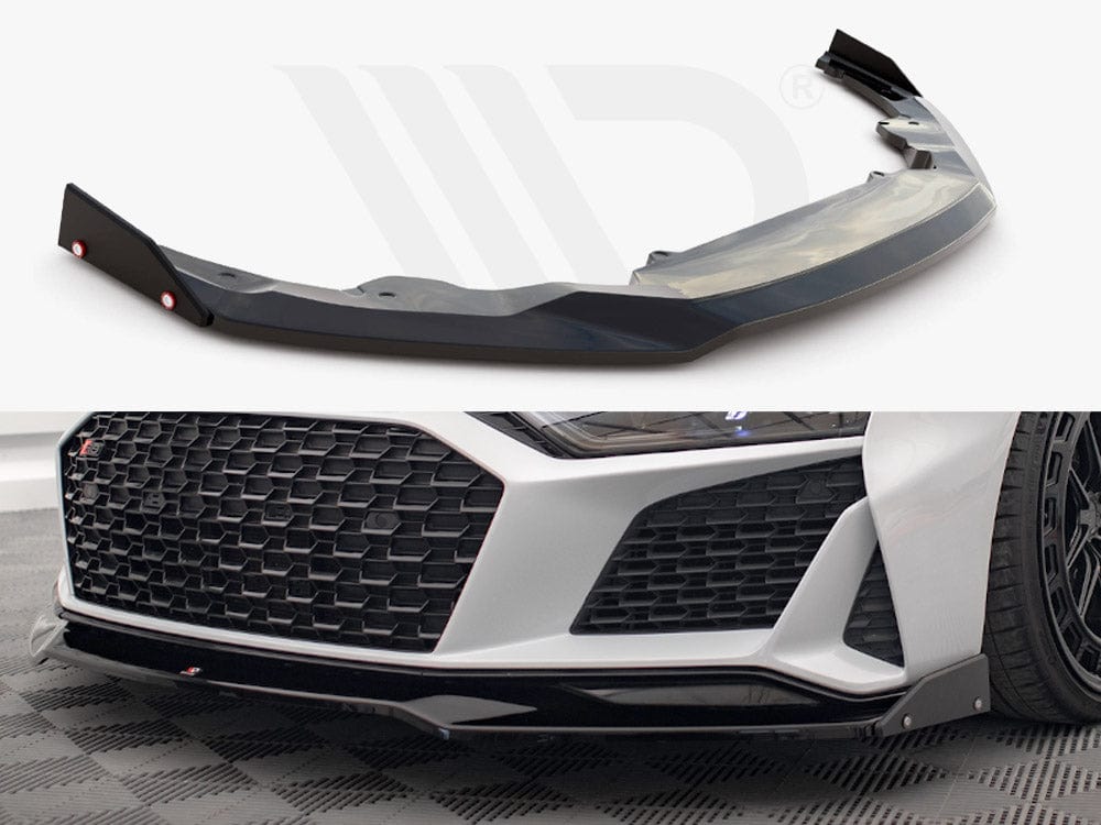 Maxton Design Front Splitter V.3 + Flaps Audi R8 Mk2 Facelift Maxton Design SR
