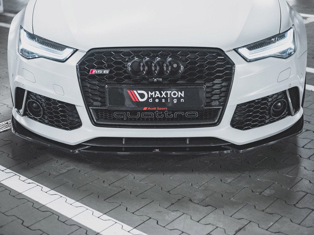 Maxton Design Front Splitter V4 Audi RS6 C7 2013-2017 Maxton Design SR