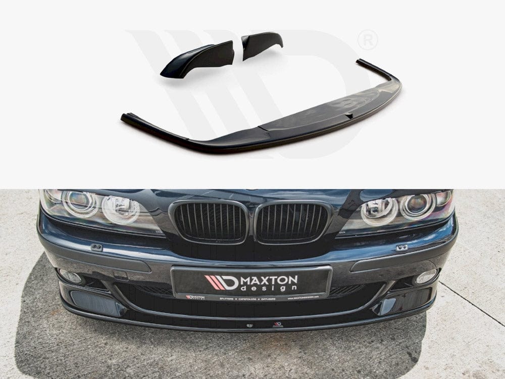 Maxton Design Gloss Black Front Side Splitters + Front Splitter Set BMW M5 / 5 M-Pack E39 Maxton Design SR