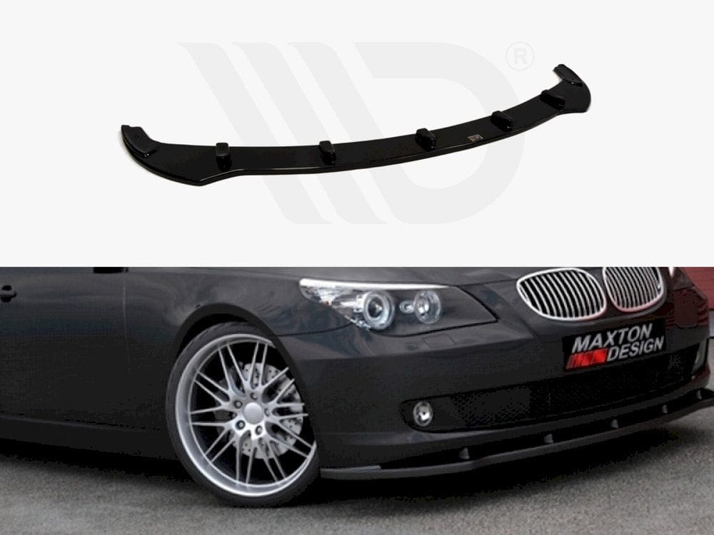 Maxton Design Gloss Black Front Splitter Bmw 5 E60 / E61 (Facelift Model) 2007-2010 Maxton Design SR