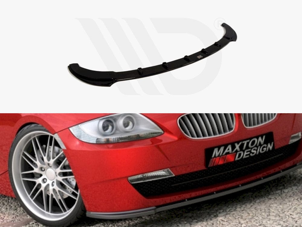 Maxton Design Gloss Black Front Splitter Bmw Z4 E85 / E86 (Facelift Model) 2006-2008 Maxton Design SR