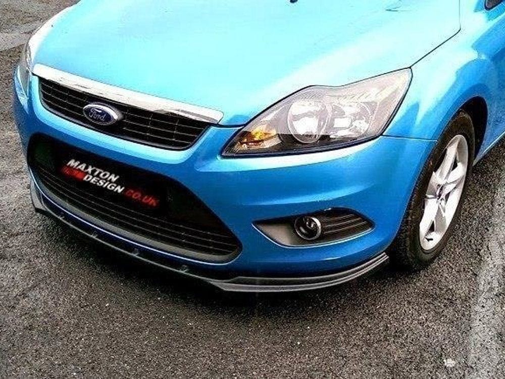 Maxton Design Gloss Black Front Splitter Ford Focus II Facelift Maxton Design SR