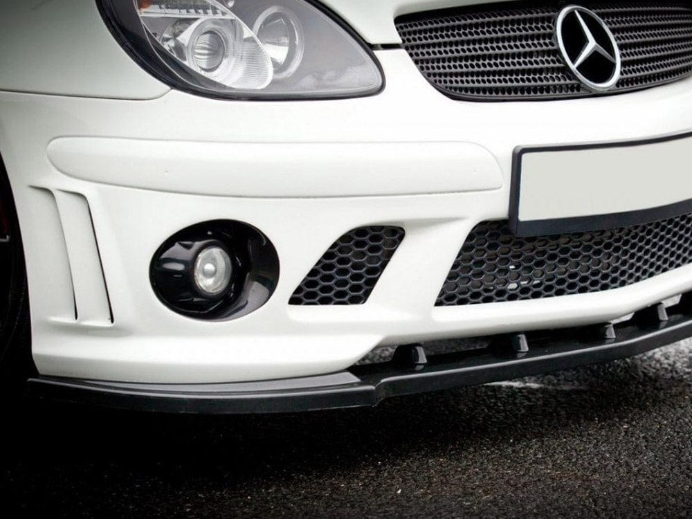 Maxton Design Gloss Black Front Splitter Mercedes SLK R170 For AMG 204 Bumper Maxton Design SR