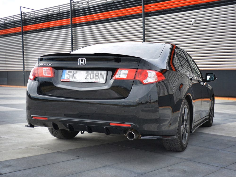 Maxton Design Gloss Black / No Rear Side Splitters Honda Accord MK8 (Cu-series) Pre-facelift Sedan 2008-2011 Maxton Design SR