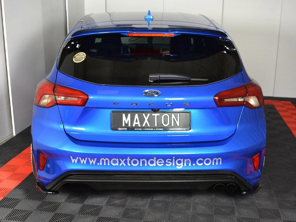 Maxton Design Gloss Black / No Rear Side Splitters V.1 Ford Focus ST-Line Mk4 Maxton Design SR
