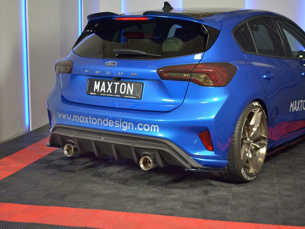 Maxton Design Gloss Black / No Rear Side Splitters V.2 Ford Focus ST-Line Mk4 Maxton Design SR