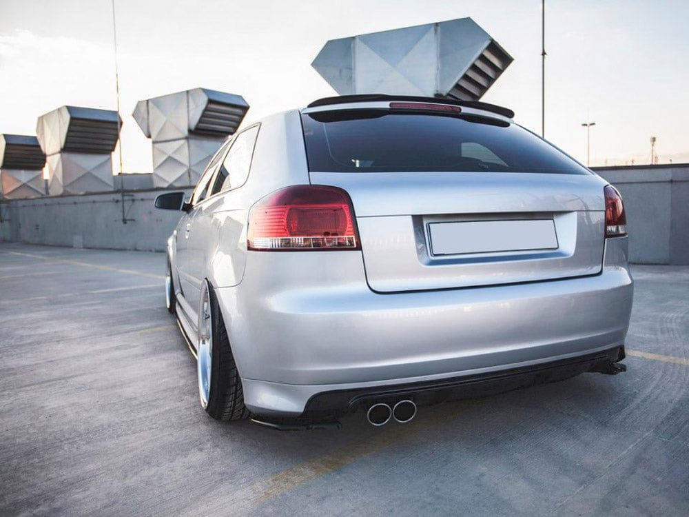 Maxton Design Gloss Black Rear Side Splitters Audi S3 8P / S3 8P FL Maxton Design SR