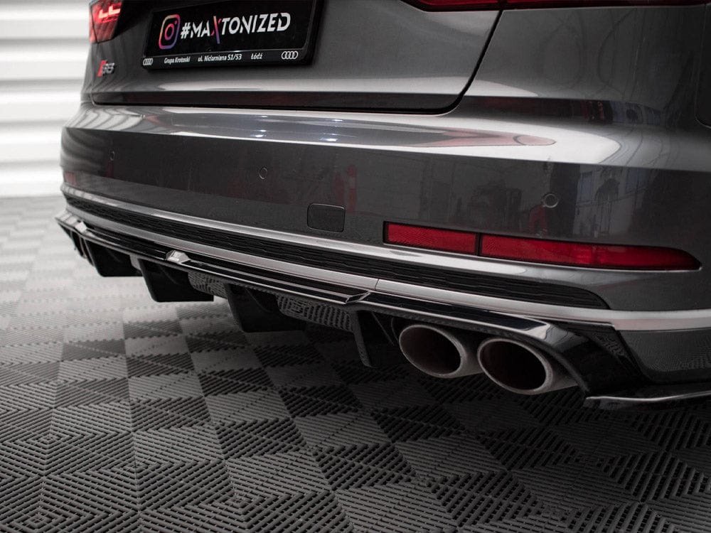 Maxton Design Gloss Black Rear Valance Audi S8 D5 Maxton Design SR