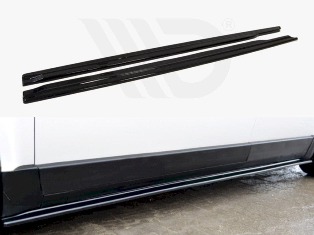 Maxton Design Gloss Black Side Skirts Diffusers VW Passat B5 Maxton Design SR