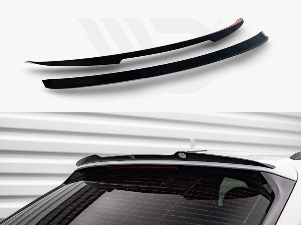 Maxton Design Gloss Black Spoiler CAP Audi A6 C8 Avant Maxton Design SR
