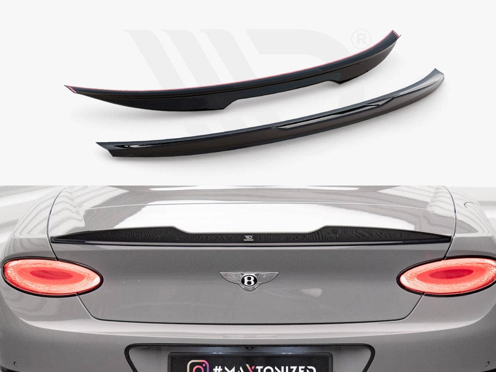 Maxton Design Gloss Black Spoiler CAP Bentley Continental GT Mk3 Maxton Design SR